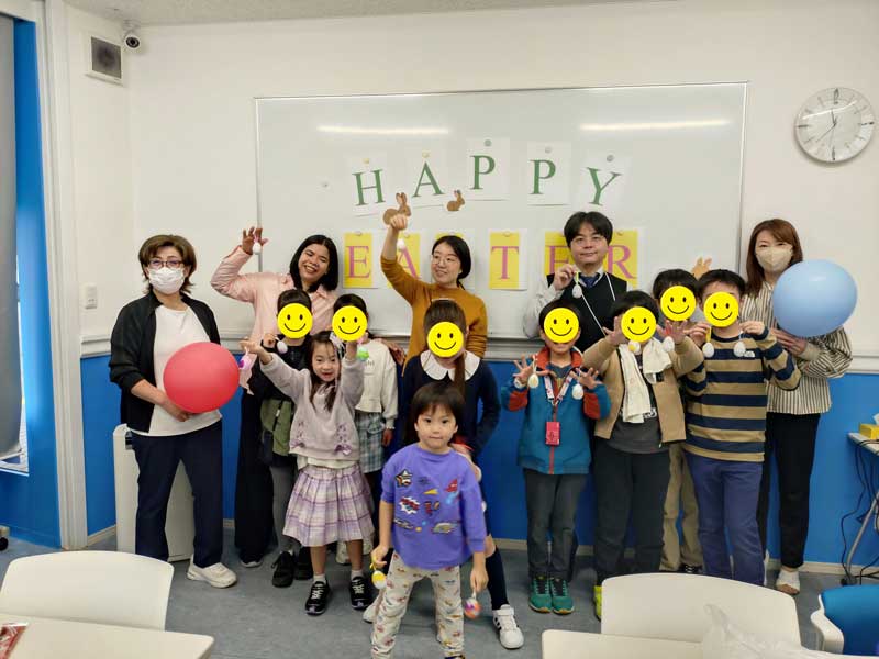 イースターを楽しむ様子