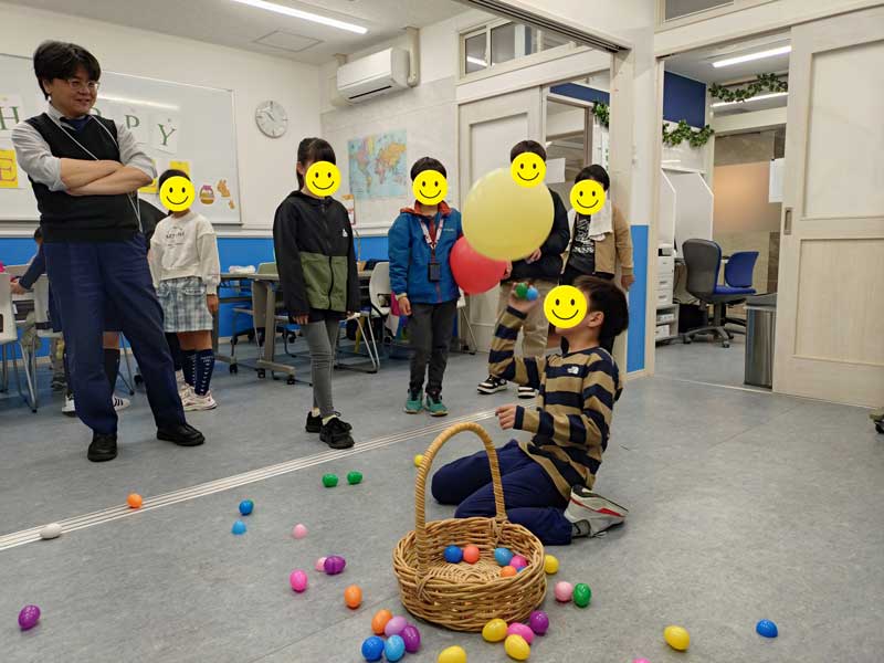 イースターを楽しむ様子